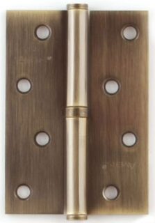 Петля дверная 100*75*2,5-B-Steel R бронза правое, Бронза, Правое
