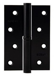 Петля дверная 100*70-B-Steel-BLK-R черная правое, Черный, Правое